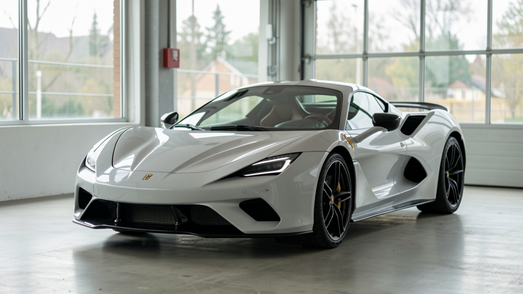 Editorial image illustrating The Four-Cylinder Shift: Why Hypercars Are Downsizing for Speed