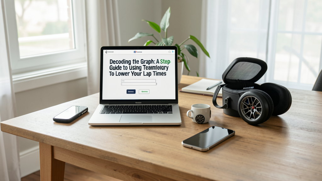 Editorial image illustrating Decoding the Graph: A Step-by-Step Guide to Using Telemetry Data to Lower Your Lap Times